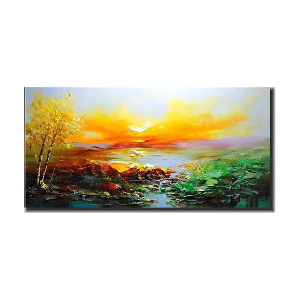 

Художественные декоративные принты, Настенная картина, яркая луга, украшение для гостиной, картины для подвешивания в стиле гостиной