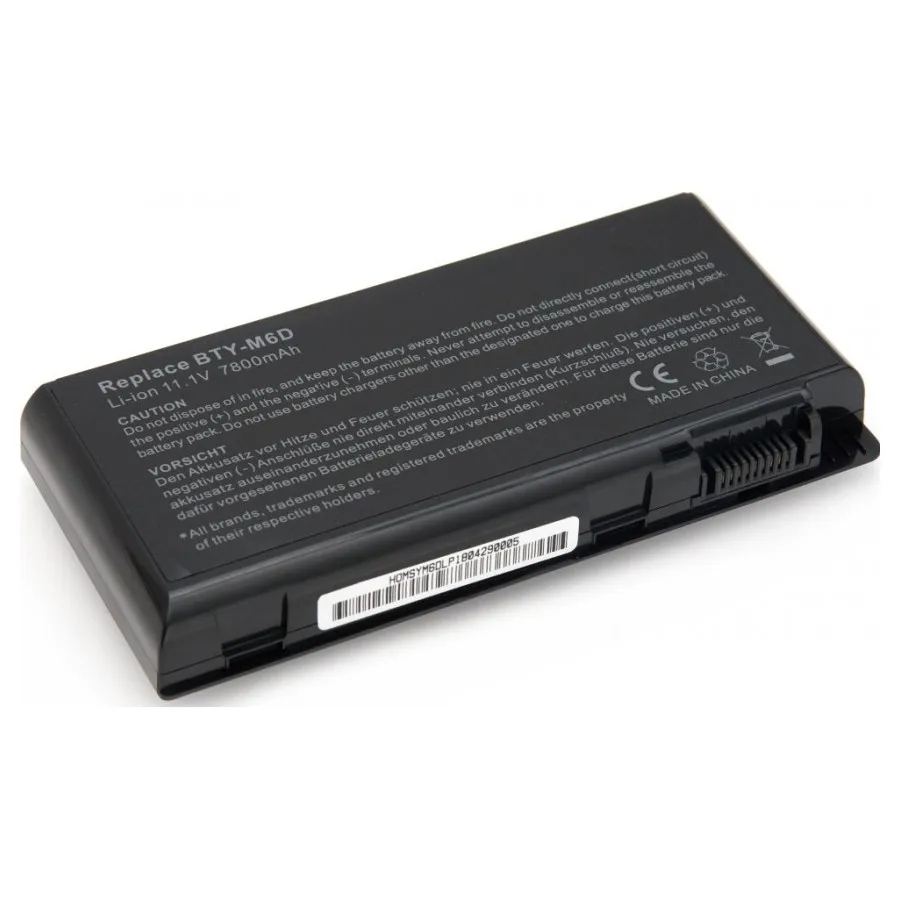 Аккумулятор для ноутбука MSI GT60 0NC  усиленный повышенной емкости 6600 mAh