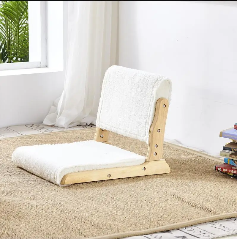 Складное кресло с поддержкой спинки уникальное японское для медитации подушкой