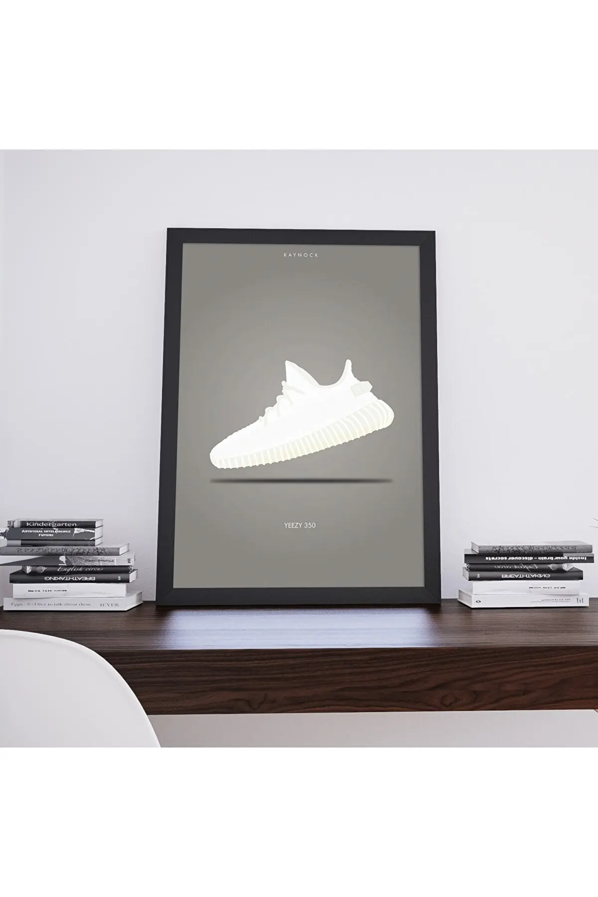 

Yeezy 350 белая постерная картина, цифровая дизайнерская картина