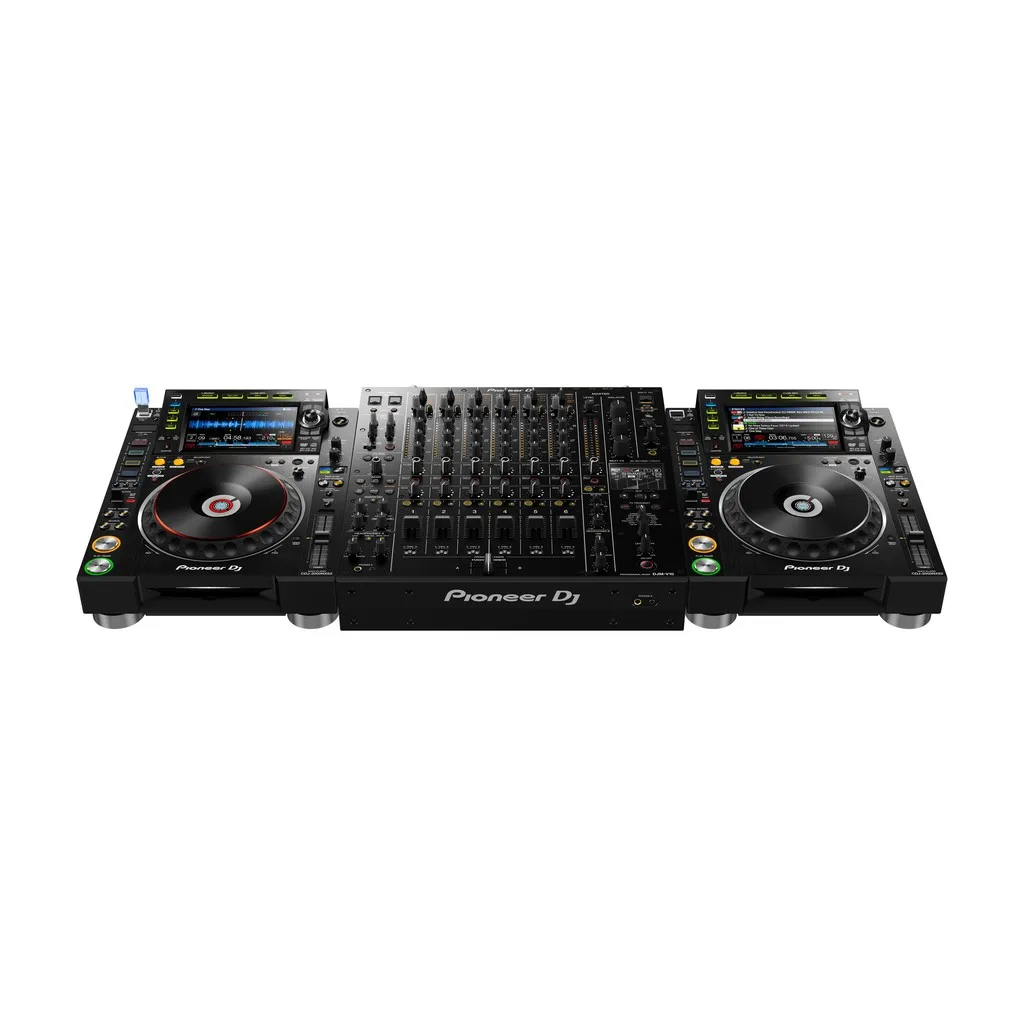 

50% DISSCOUNT Pioneer DJ DJM-A9 4-channel DJ Mixer with Effects and Dual Technics SL-1200MK7 Direct Drive