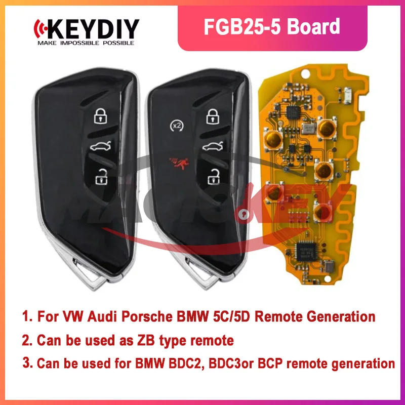 Фото Адаптер для программирования KEYDIY FGB08, FGB25-5, ZB15, 5D Key, KD-X4, KD-MAX, поддерживает 5C5D, BDC, FGB08, 5D Basic без UWB, 5D дистанционный ключ. №3