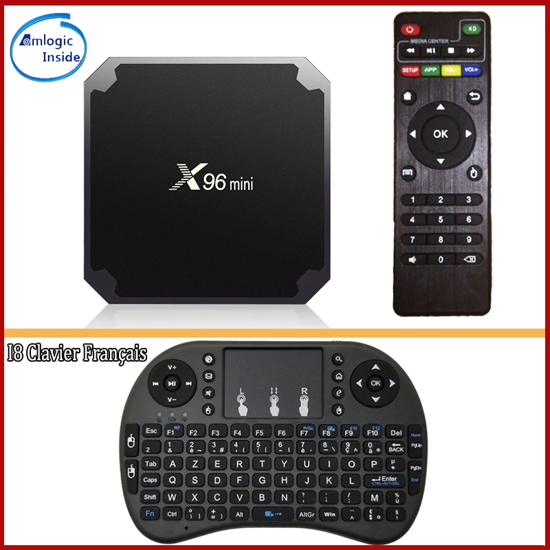 Приставка Смарт-ТВ X96 mini i8 KB android 9 1 ГБ/8 ГБ/2 ГБ/16 ГБ |