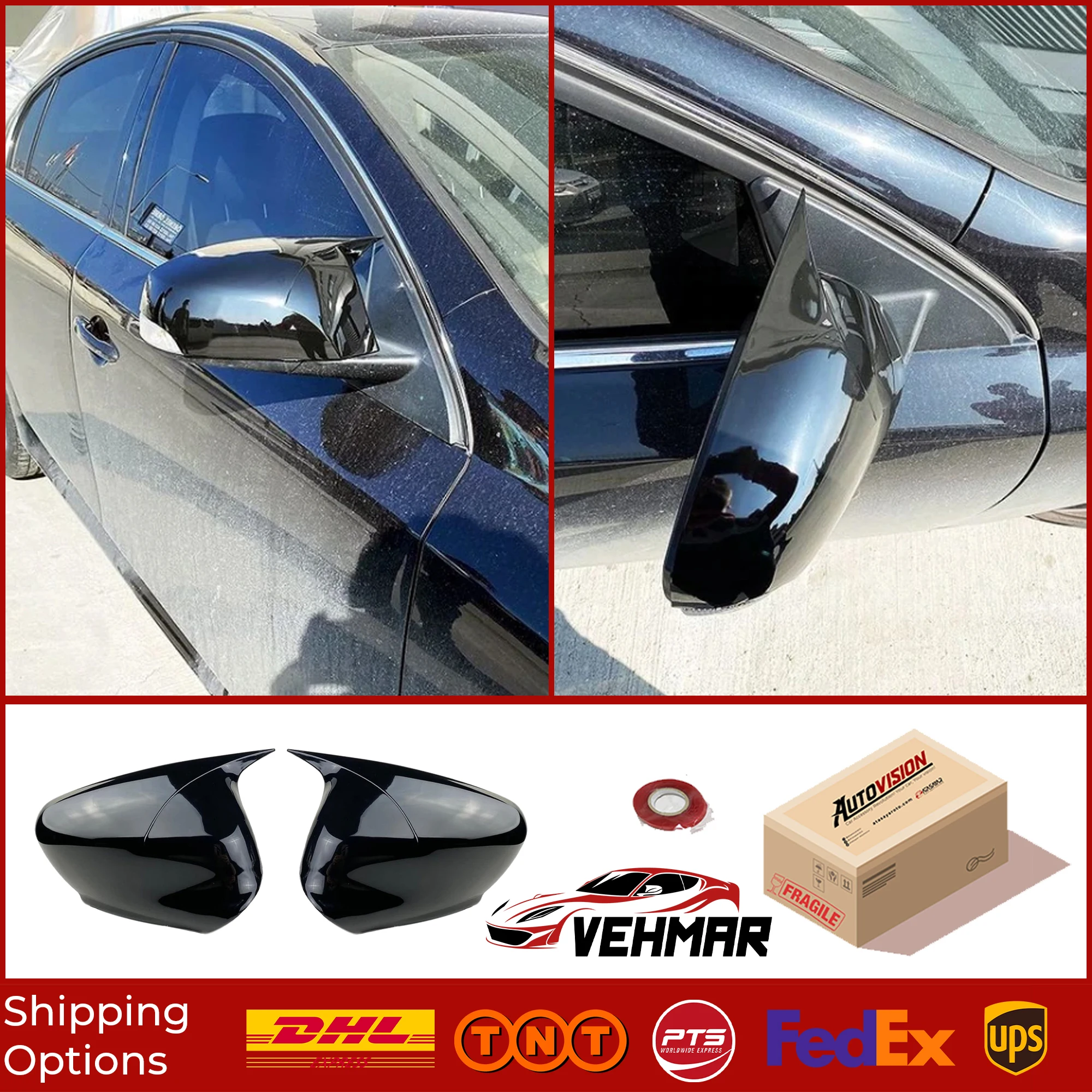 

Модель Bat, зеркальный чехол для Renault Laguna 3 2007 2008 2009 2010 2011 2012 2013 2014, аксессуар для пианино, яркий черный