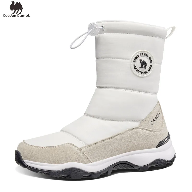 Goldencamel Shoes Snow Ankle Boots for Men Waterproof Plus Velvet Warm Women's Boots 2022 Autumn Winter Casual Sneakers Non-slip
