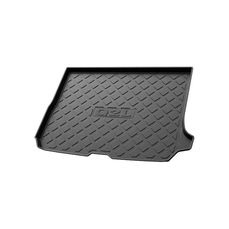 Для Audi Q2 2017 ~ 2023 2022 2021 ТПЭ коврик для заднего багажника автомобиля водонепроницаемый защитный лайнер для багажника напольные коврики аксессуары автостайлинг