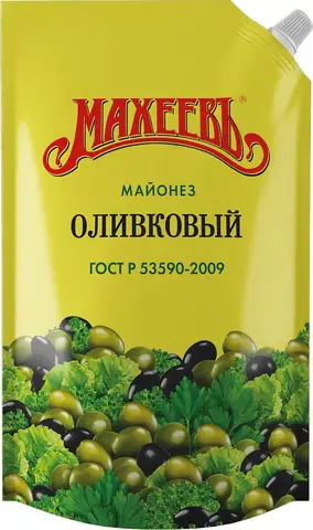 Майонез Махеевъ Оливковый дойпак 800мл - изображение