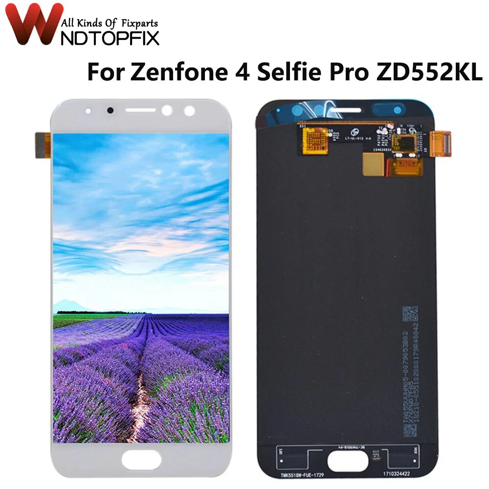 ЖК-дисплей AMOLED для Asus Zenfone 4 Selfie Pro ZD552KL Z01MD, экран в сборе с рамкой для замены ЖК-экрана 5,5 дюйма для Asus ZD552KL ЖК-дисплей AMOLED для Asus Zenfone 4 Selfie Pro ZD552KL Z01MD, экран в сборе с рамкой для замены ЖК-экрана 5,5 дюйма для Asus ZD552KL