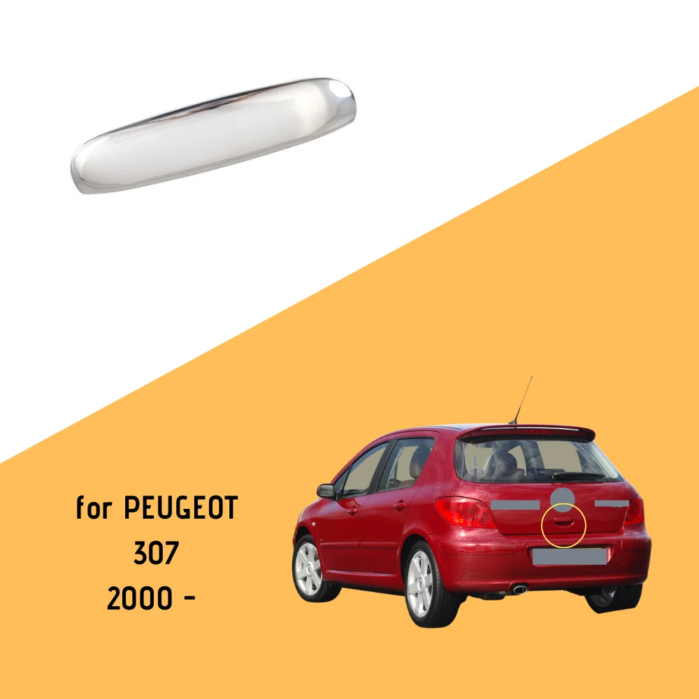 

Chrome Baggage Handle Cover Trim Accessories For Peugeot 307 2000- After Stainless Steel Inox Preimum Car Parts Automotive