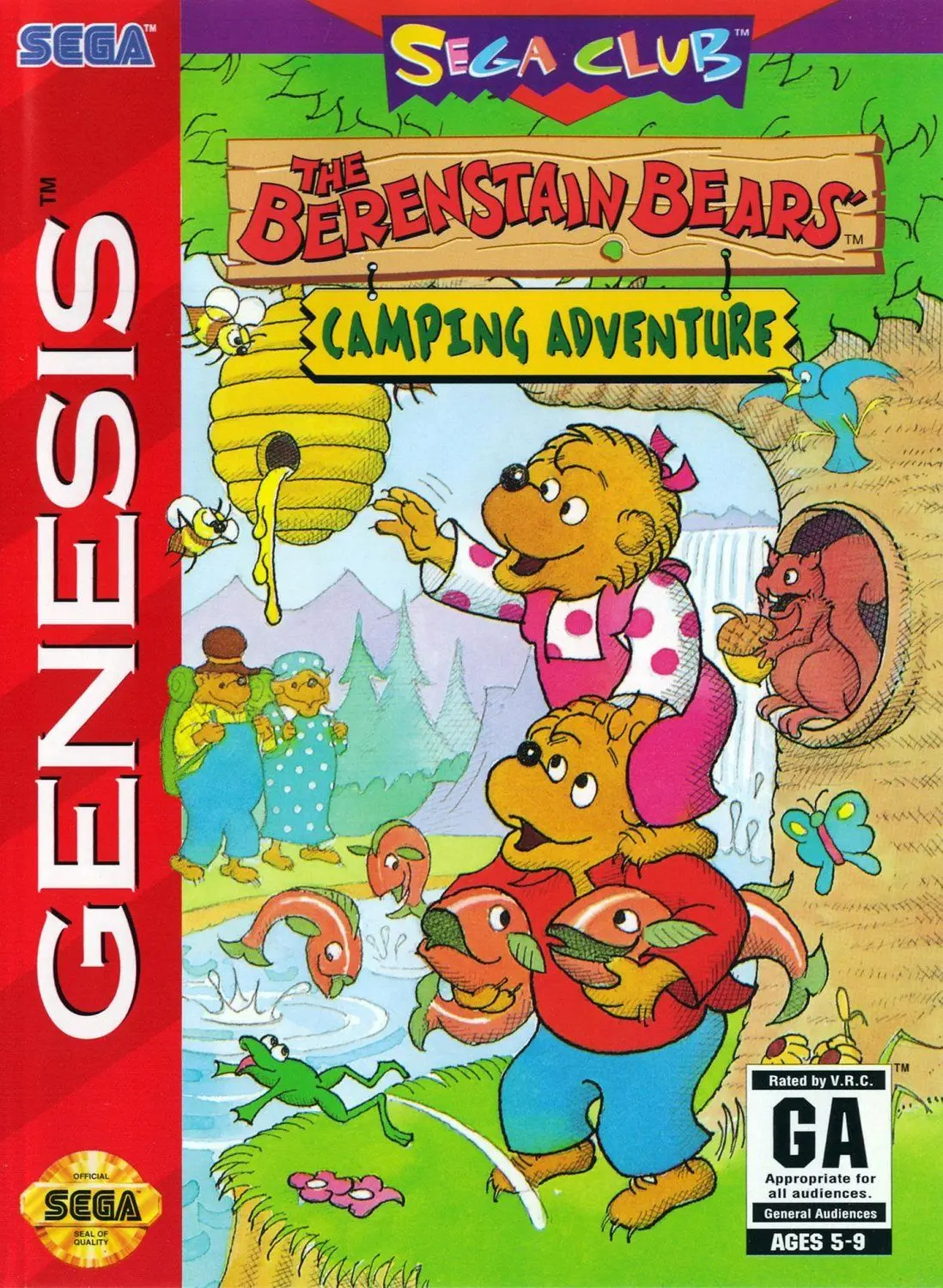 Картридж Беренштайнские Медведи Приключения в кемпинге (Berenstain Bears Camping Adventure) (16 bit)