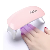 6w mini nail dryer machine portable 6 led uv manicure lamp home use nail art lamp for drying nails polish varnish with usb cable