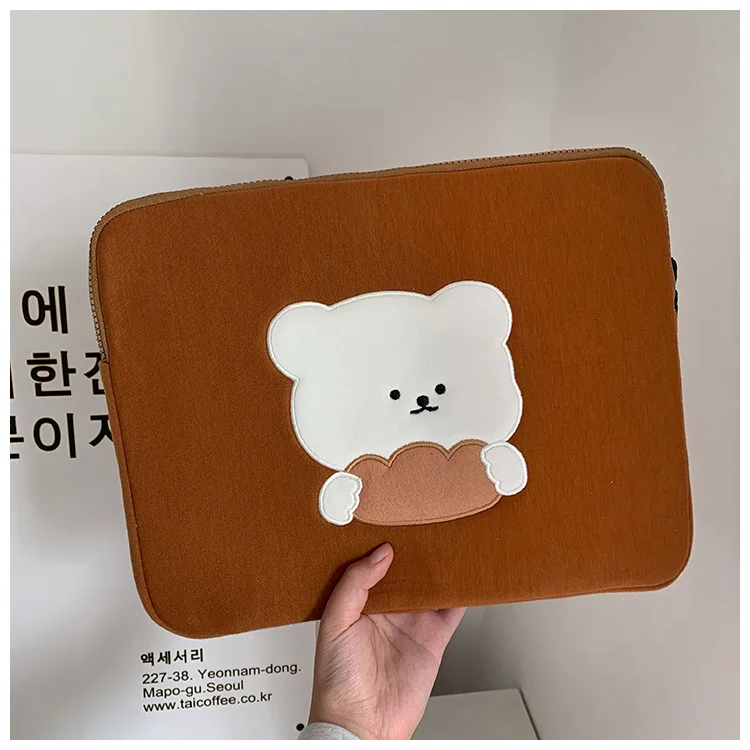 

Tablet Case Pouch Korean liner bag designer brown bear ipad tablet bag 2023