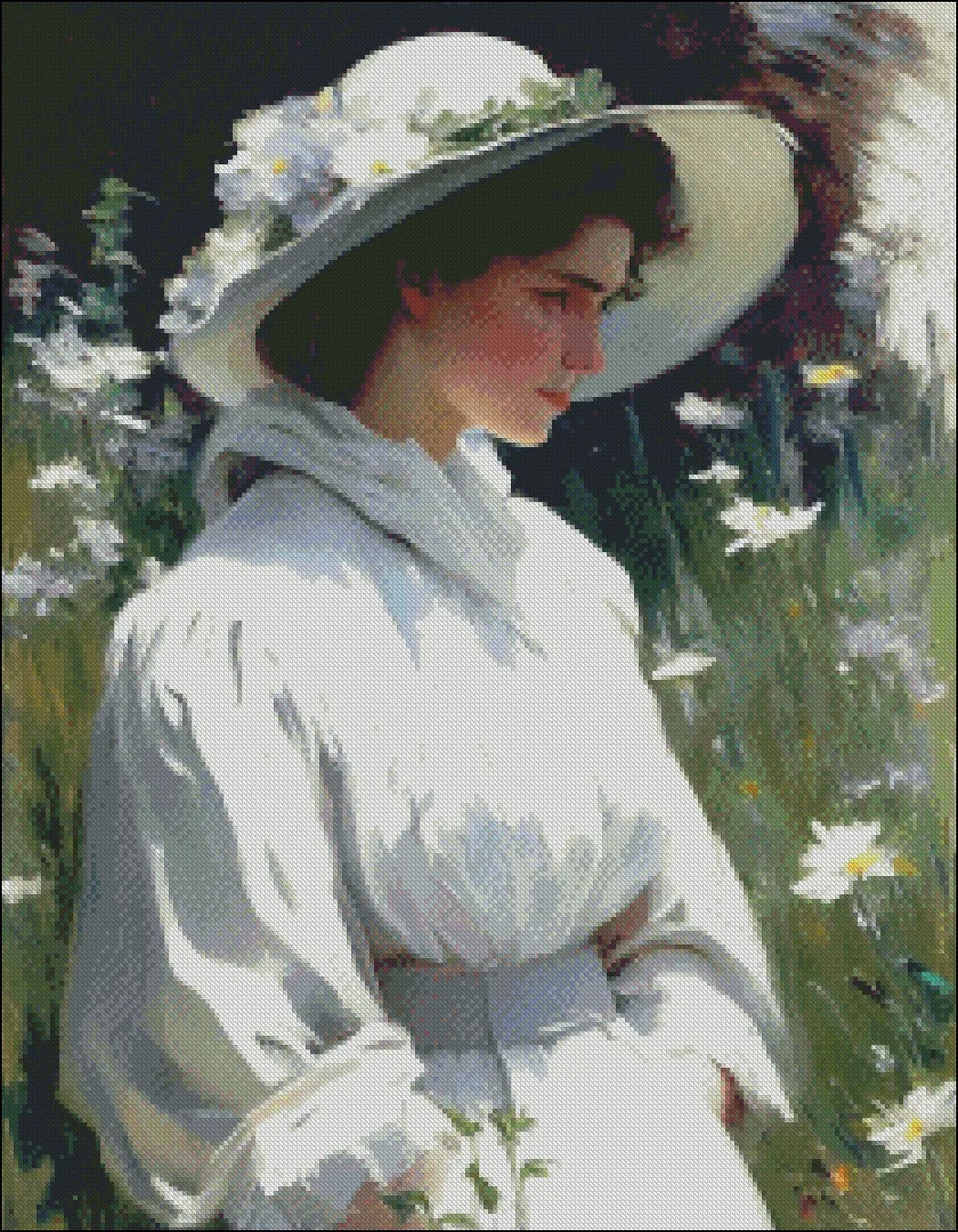 Наборы для вышивки крестиком 14 ct DMC цветов DIY Искусство ручной работы Декор