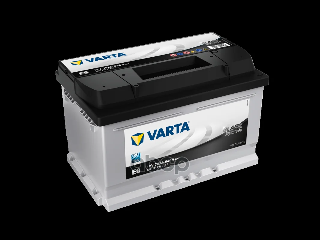 Аккумулятор Varta Black Dynamic 12V 70Ah 640A (R+) 15,73Kg 278Х175х175 Мм Varta арт. 570144064