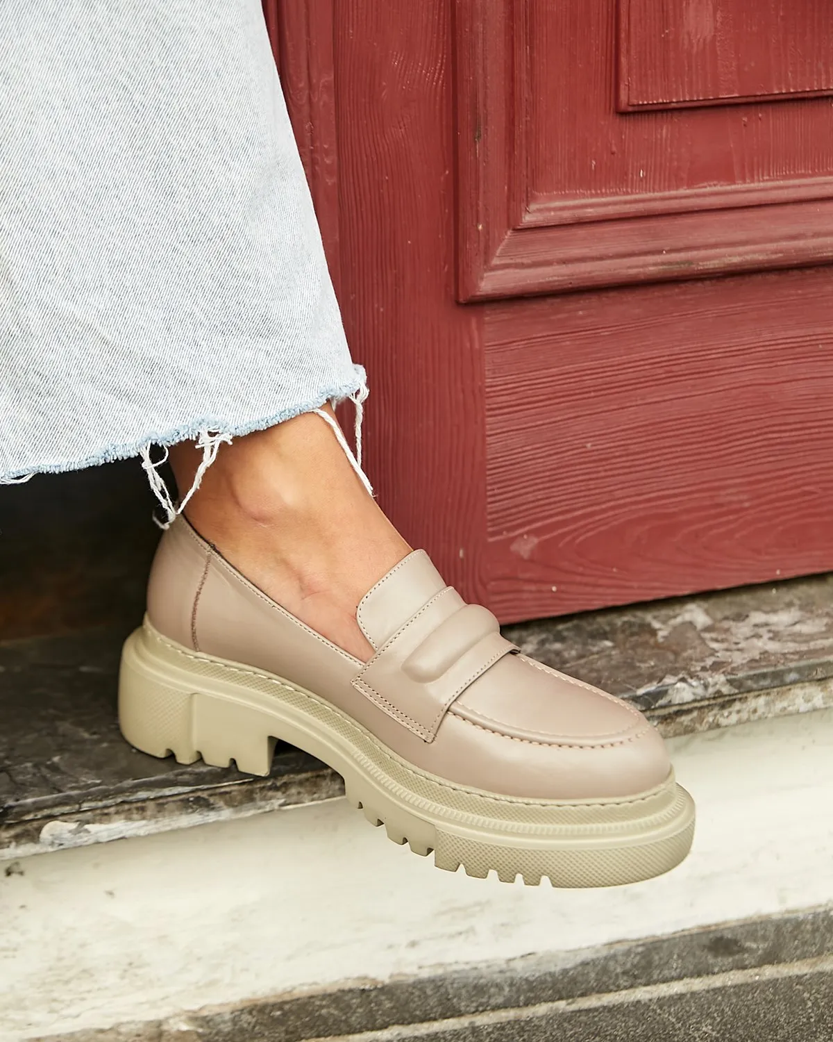 

Nixxo внутренняя внешняя часть из натуральной кожи Eva плоская легкая платформа подошва женские лоферы норка черный Оксфорд