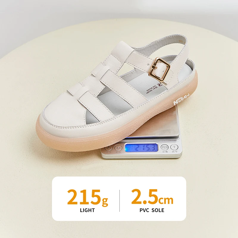 ZHR 2023 New Sandals Women Wrap Toe Hollow Outs Roman Women Casual Beach Shoes Summer Sandals Woman Sandalias A82