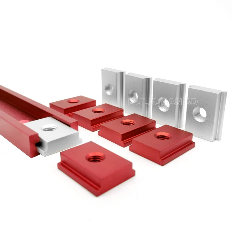 

5pcs/Lot Aluminum M6/M8 T-Track Slider Sliding T-Nut T Slot Nut For Woodworking Tool Jigs Screw Slot Fastener