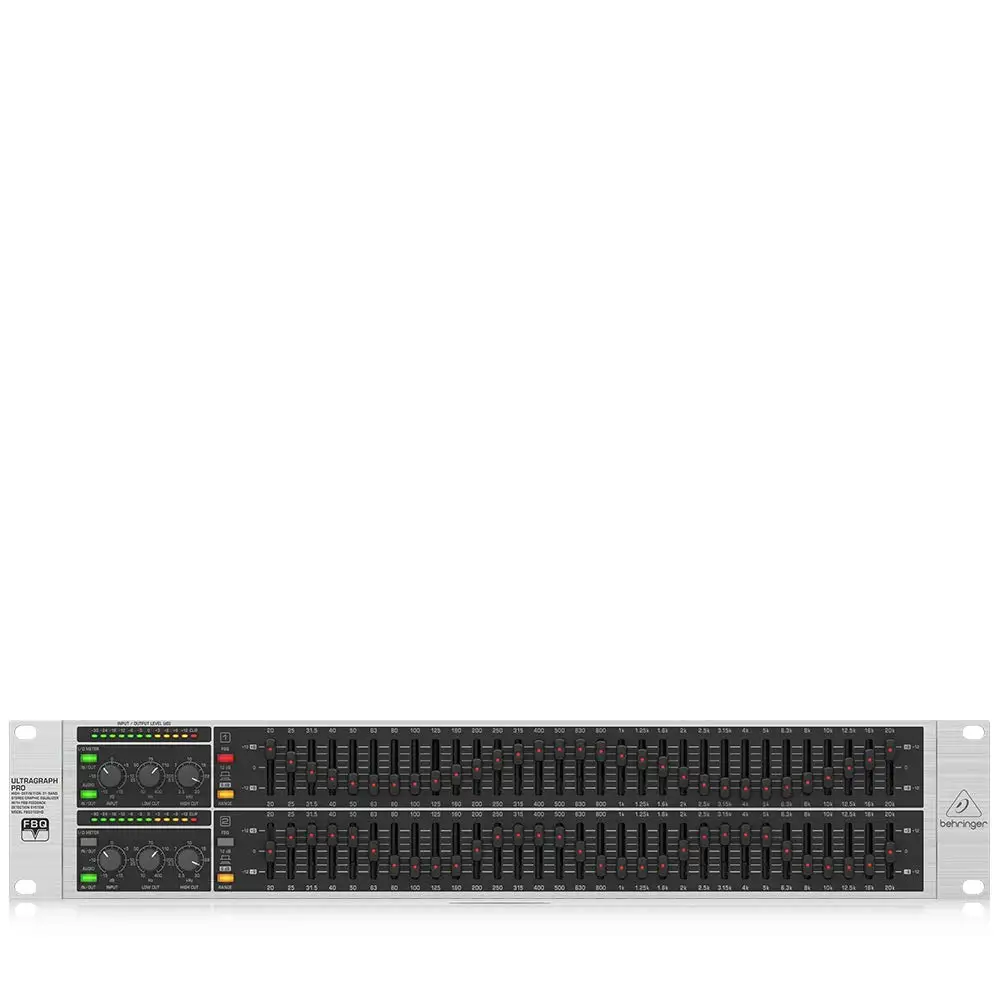

2022 Drop Shipping Behringer Ultragraph Pro FBQ3102HD 31-band Stereo Graphic Equalizer