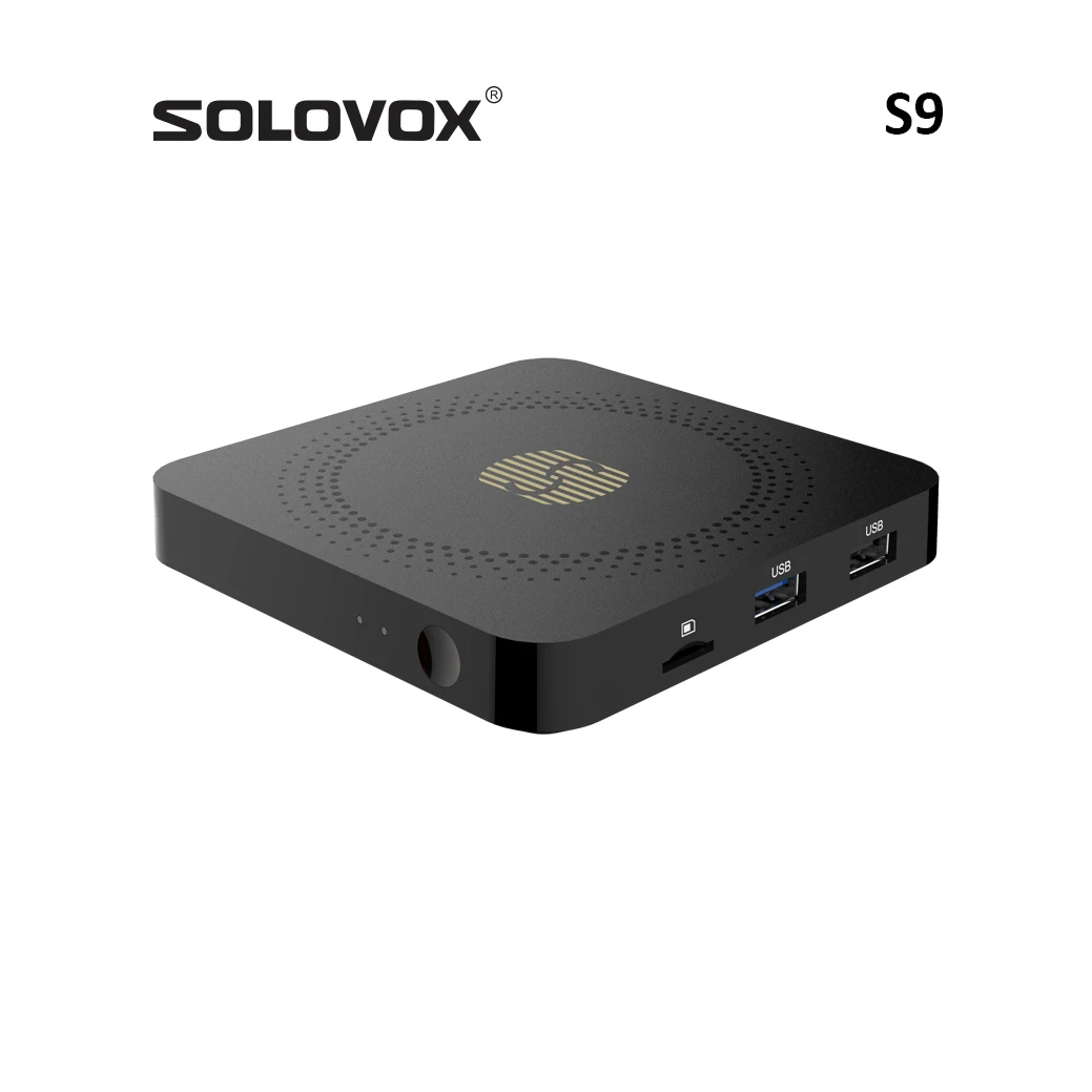 Смарт ТВ-приставка SOLOVOX S9 2022 дюйма Android 11 S905W2 четырёхъядерный стандартный Wi-Fi 4K MARS X