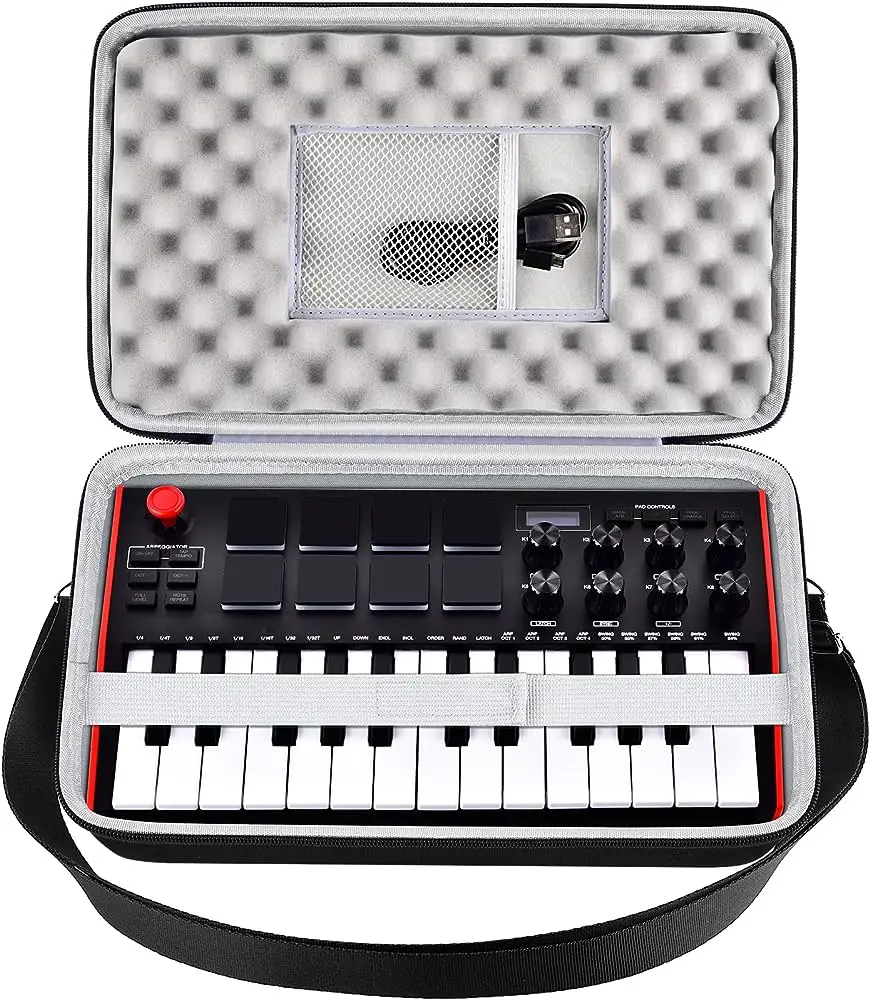 

(NEW BRAND NEW) MIDI Controller Case Compatible with AKAI Professional MPK Mini MK3/ Play/for MKII 25 Key USB