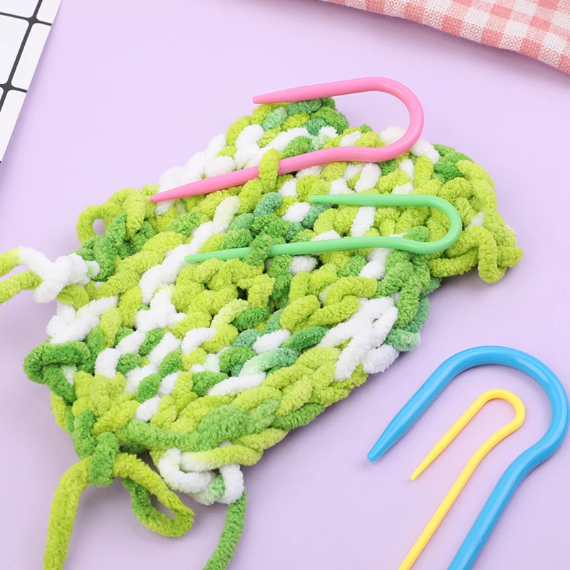 TLKKUE трикотажные технические крупные Зеркальные пластиковые плетеные иглы