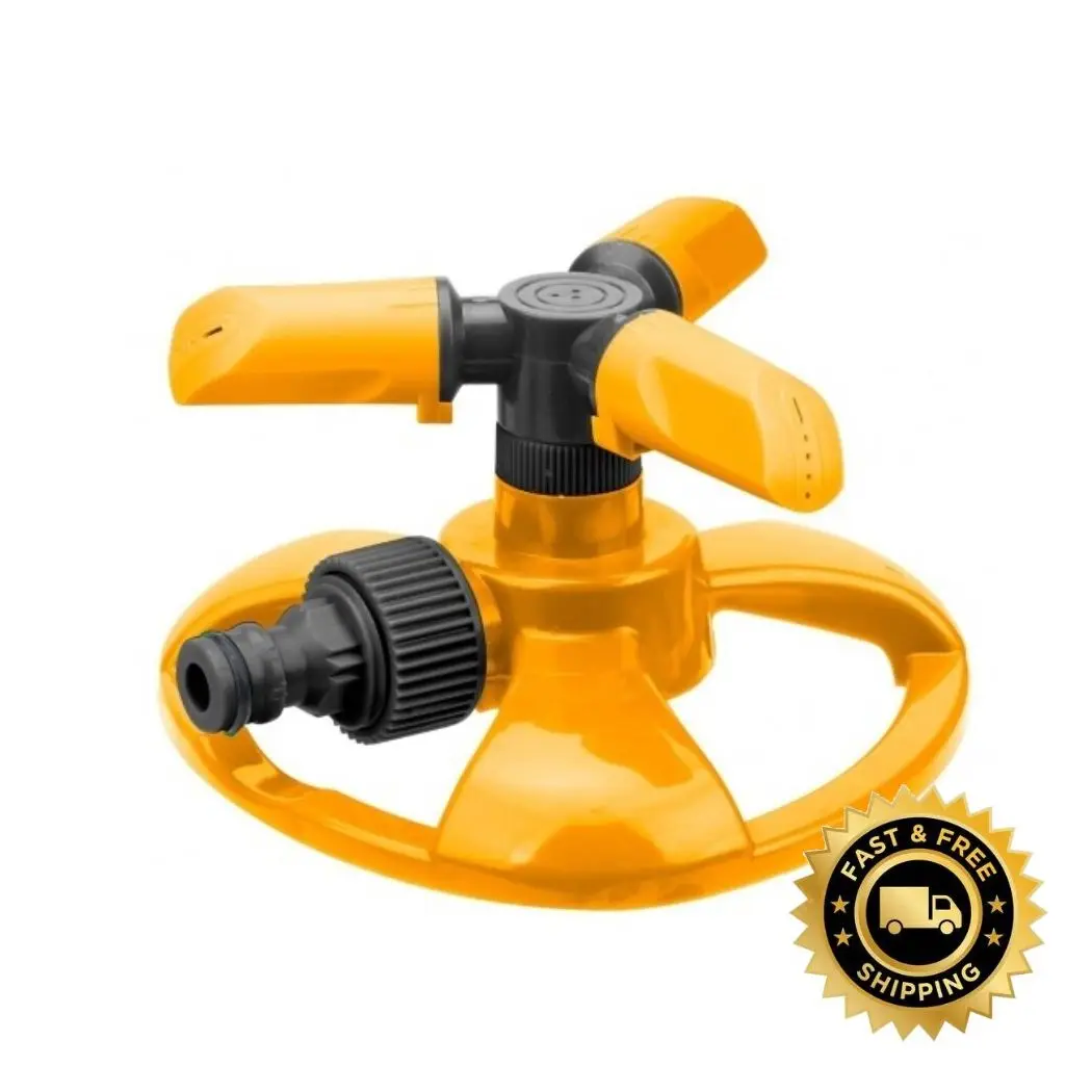 

Garden Lawn Sprinkler 360 Degree Automatic Rotating Irrigation System With Nozzle