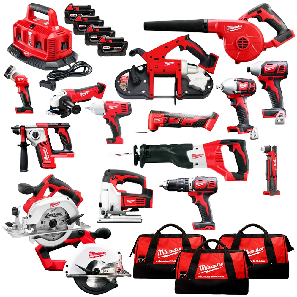 

100% Best Quality Buy 2 Get 1 Free Milwaukees 2695-15 M18 Combo 15 tool Kit