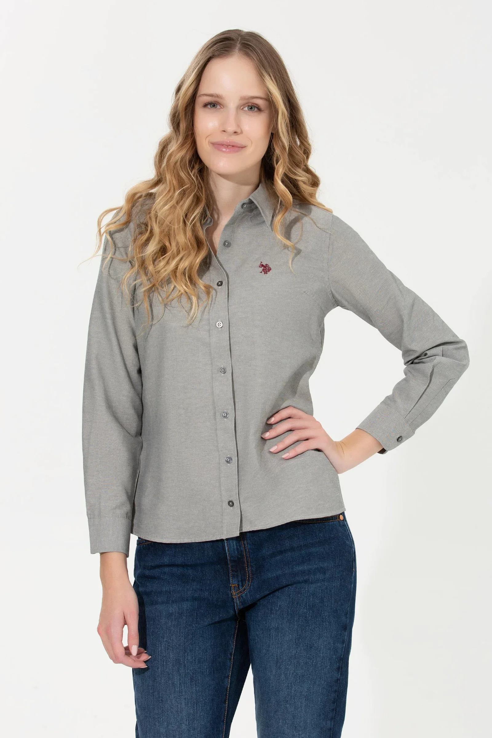 Женская рубашка Антрацит Uzunkol Basic