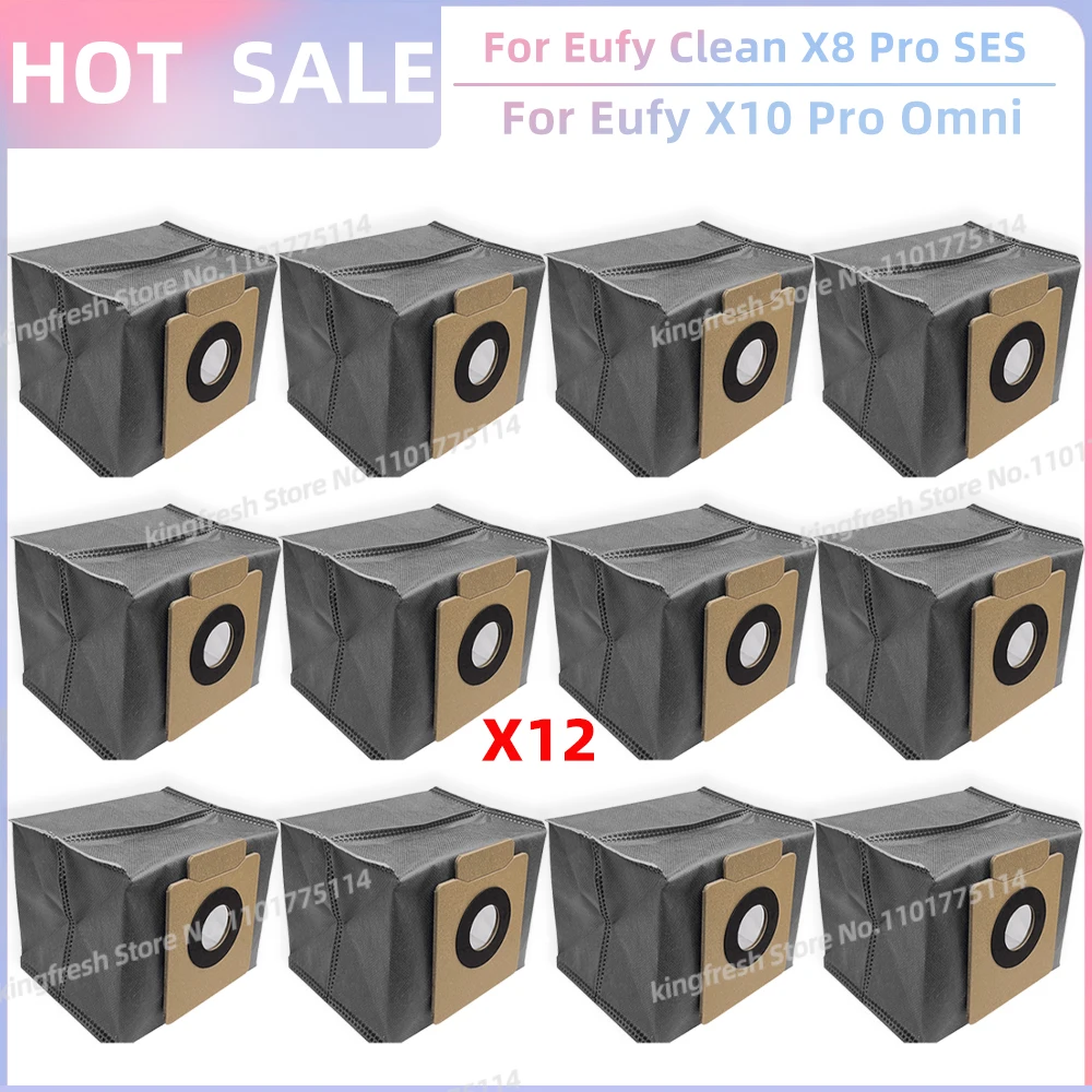 

Совместимо с запасными частями и аксессуарами для робота-пылесоса Eufy Clean X8 Pro SES / X10 Pro Omni Self-Empty Station Мешок для пыли