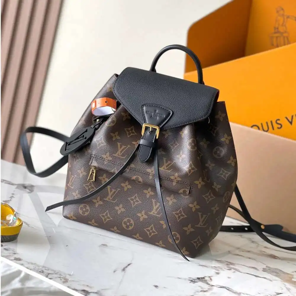 точная копия 1:1 Маленькие Стильные Рюкзаки LV Minimalist Leisure Leather Backpack