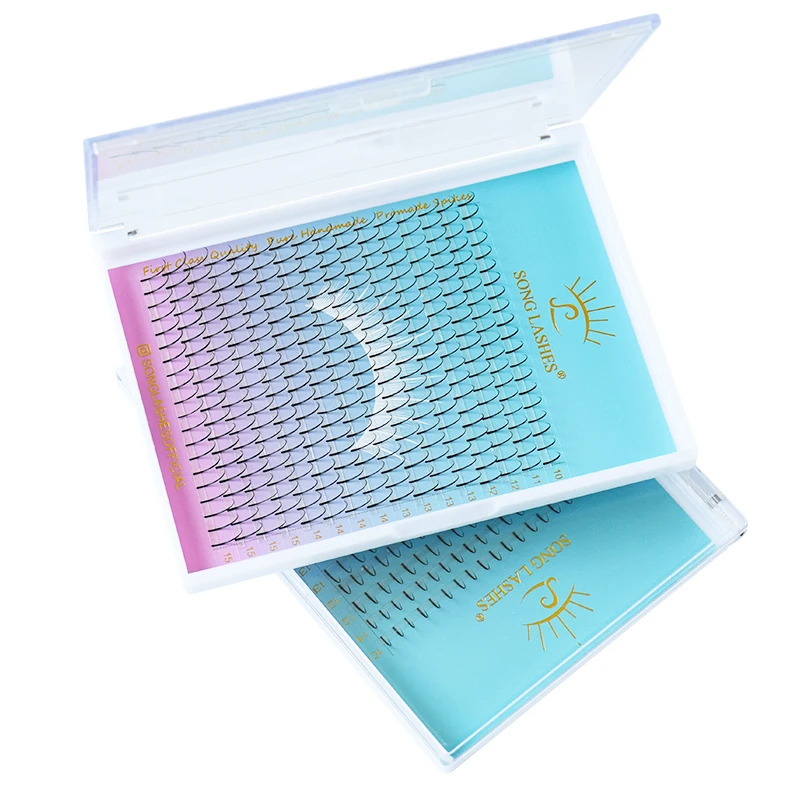 Треугольные нижние ресницы Song Lashes, мягкие и стандартные объемные Острые кончики в обычном лотке