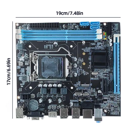 Материнская плата H61 Intel LGA1155 Micro-ATX