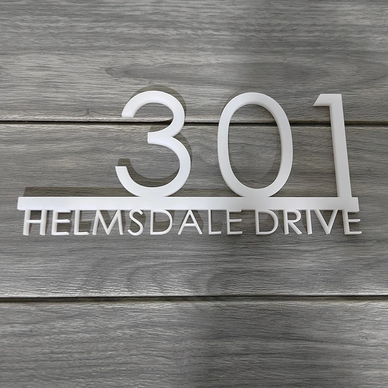 Современный домашний знак адрес табличка наружный номер дома дверные таблички
