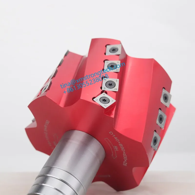 LIVTER 140x30x90 Спиральная режущая головка из алюминиевого материала с патроном для