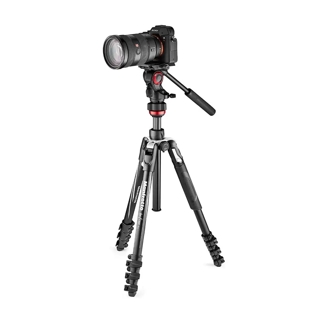 Комплект видеоголовок Vitec Imaging Manfrotto befree live с алюминиевым штативом L беззеркальная