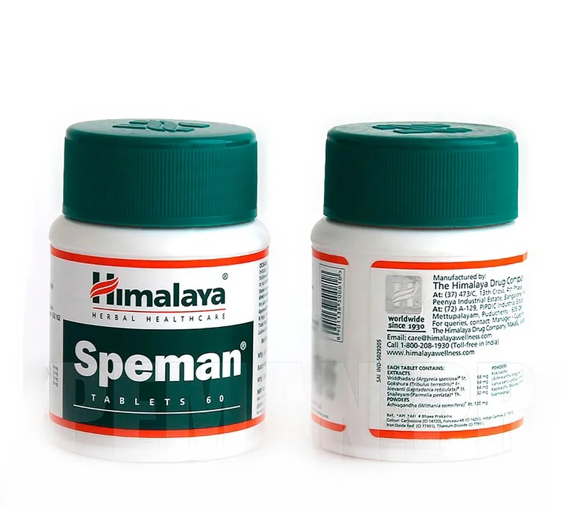Спеман Спимен -Мужское Здоровье Speman Himalaya 60 таб устраняет расстройства в