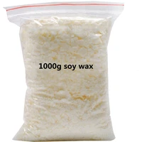 1kg natural soy wax pure wax for diy scented candle making waxed candles wicks raw material crafts soy candle making supplies