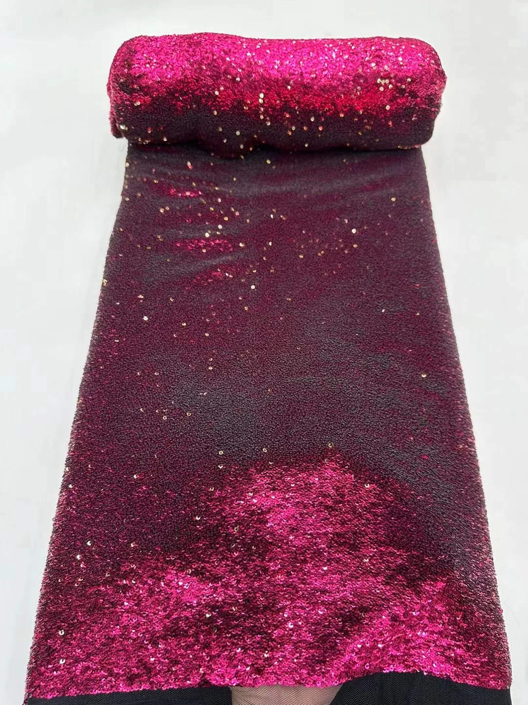 Новинка 2024 африканская кружевная ткань с блестками Высококачественная вышивка 3D