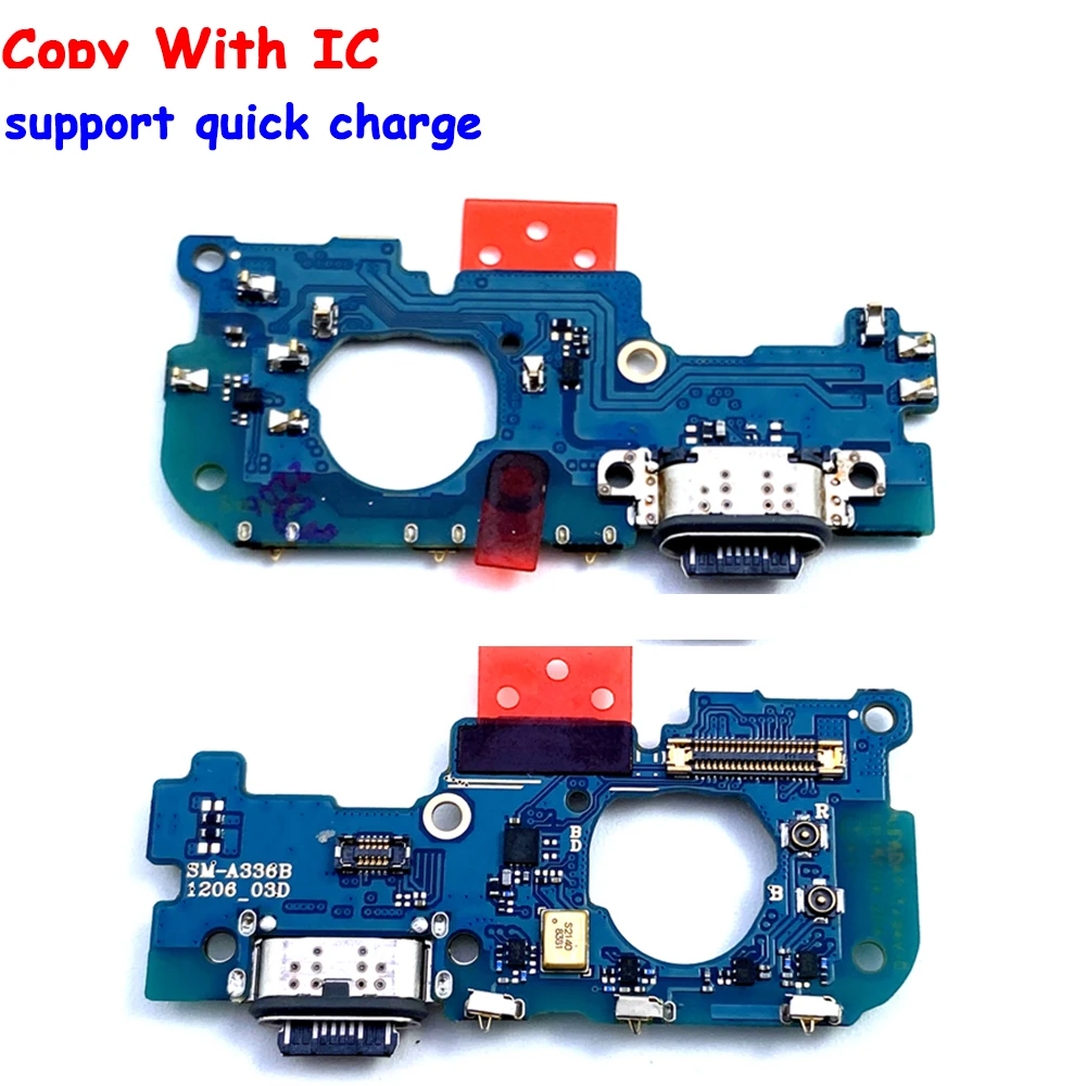 20Pcs USB Charger Charging Port Dock Connector Board Flex Cable With Microphone For Samsung A33 5G A336B enlarge