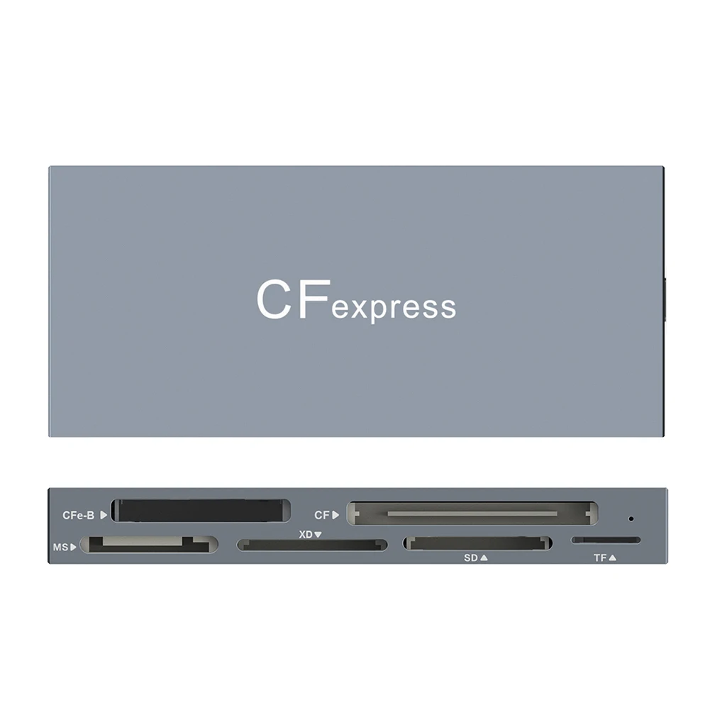 6 в 1 кард-ридер CFexpress Type B/CF/XD/MS/SD/TF Type-C USB 3.2 Gen2 10 Гбит/с