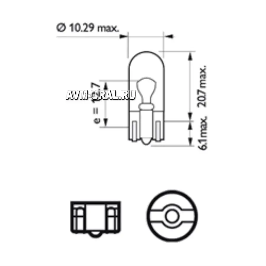 PHILIPS Лампа 24 В 5 Вт без цоколя 10 шт. Philips