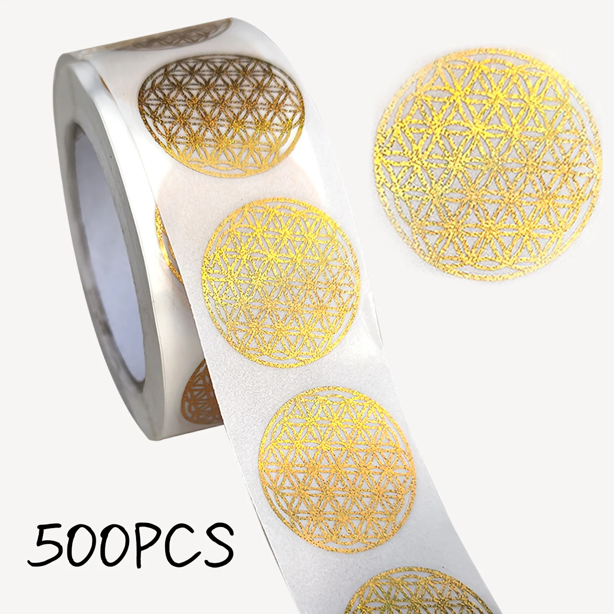 

Голографические наклейки «Цветок жизни»