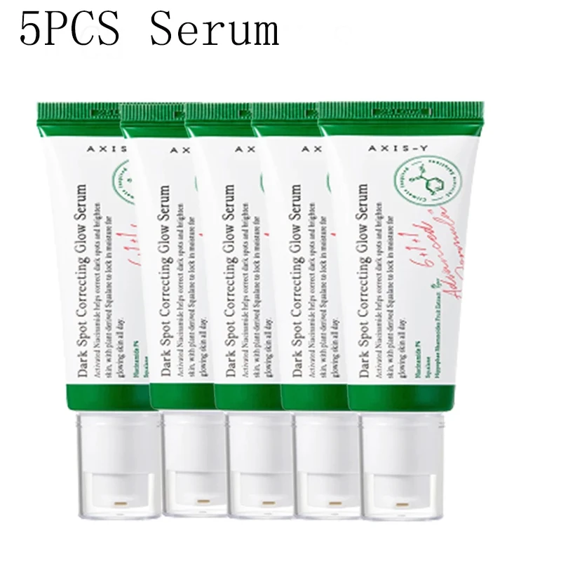 

5PCS Axis-Y Dark Spot Correcting Glow Serum Authentic Improves Dull Skin Face Brightening Serum Lightens Soothes Korea Skincare