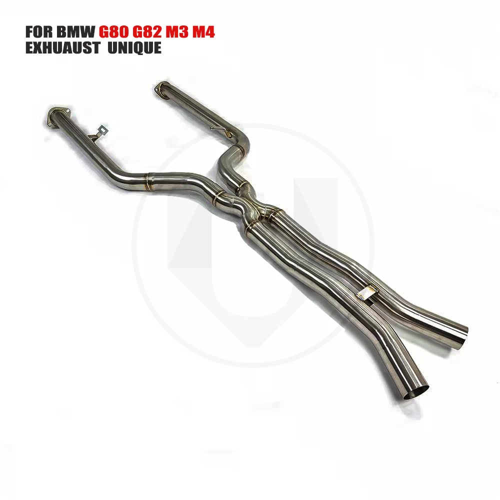 

UNIQUE Stainless Steel Exhaust System Performance Catback For BMW G82 G80 m3 m4 Equal Length Middle Pipe
