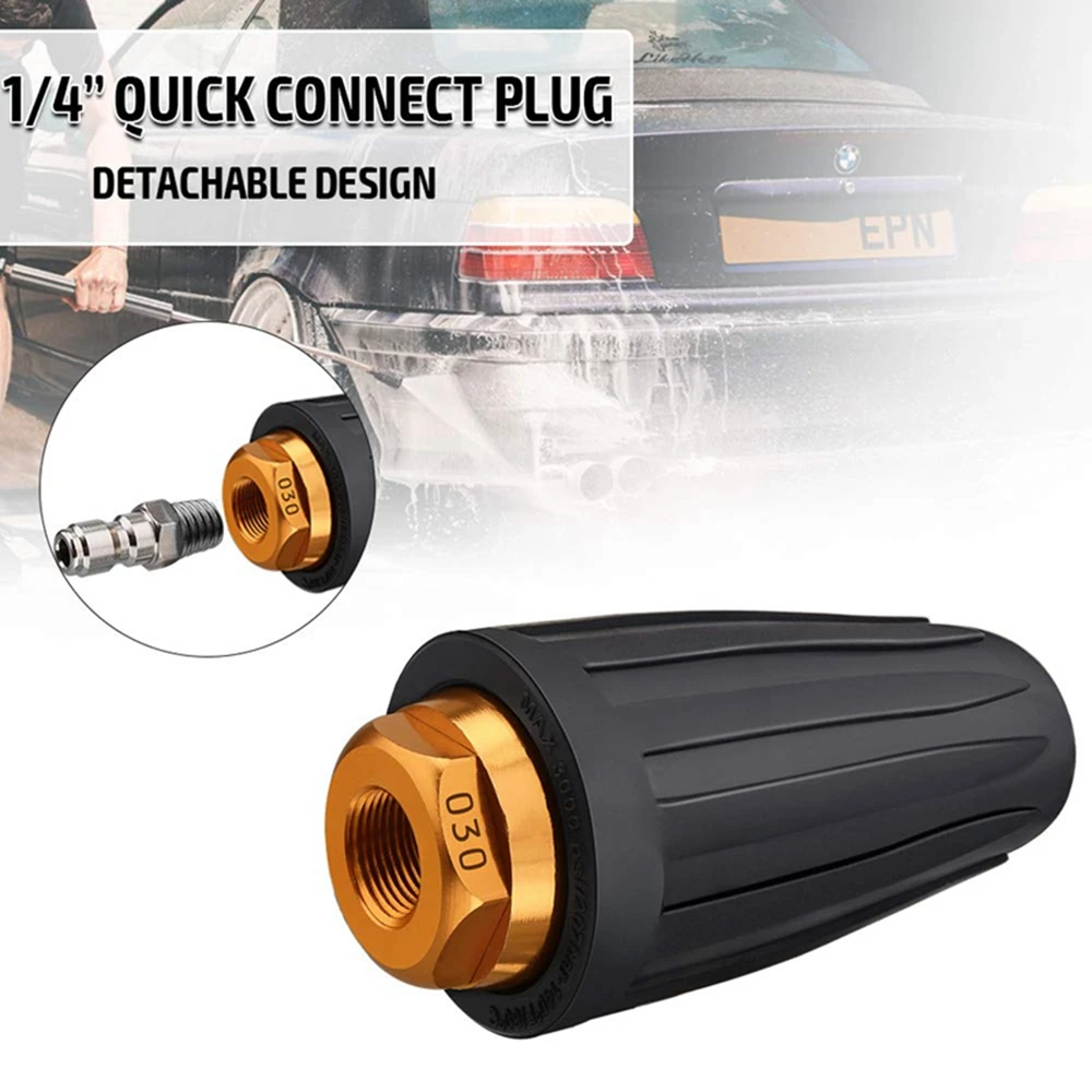 Вращающаяся Турбонасадка Для Мойки Высокого Давления 1/4 Дюйма Быстроразъемный