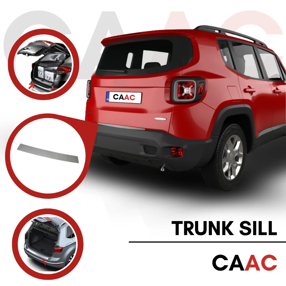 

Защита заднего бампера из нержавеющей стали для JEEP RENEGADE SUV 2014-2021