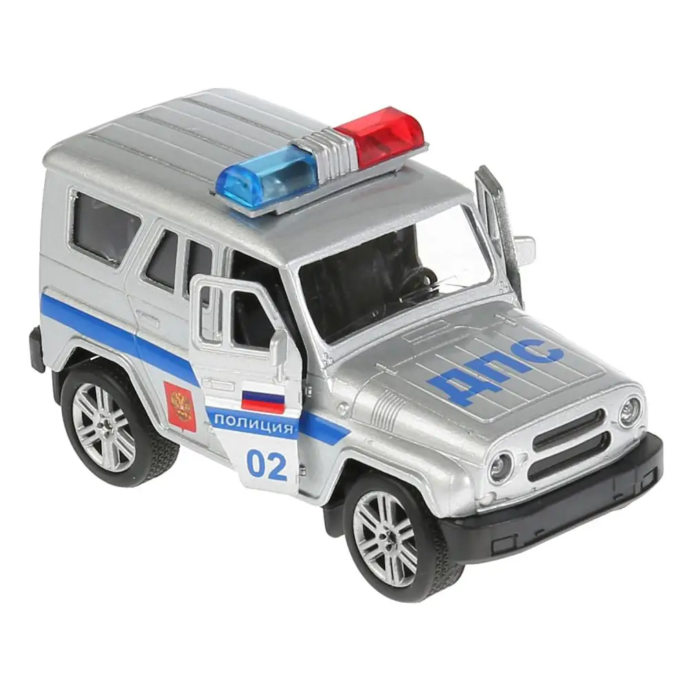Machine model технопарк UAZ Hunter police инерционная |
