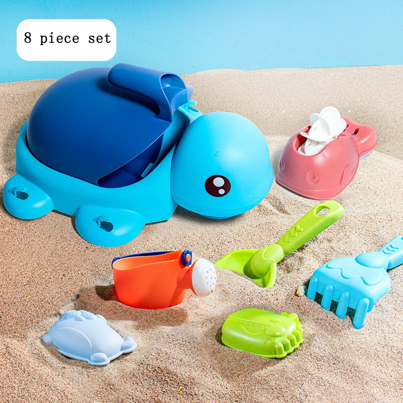 7-8 шт./компл. Наборы инструментов для пляжа грузовик воронка Детская песчаная