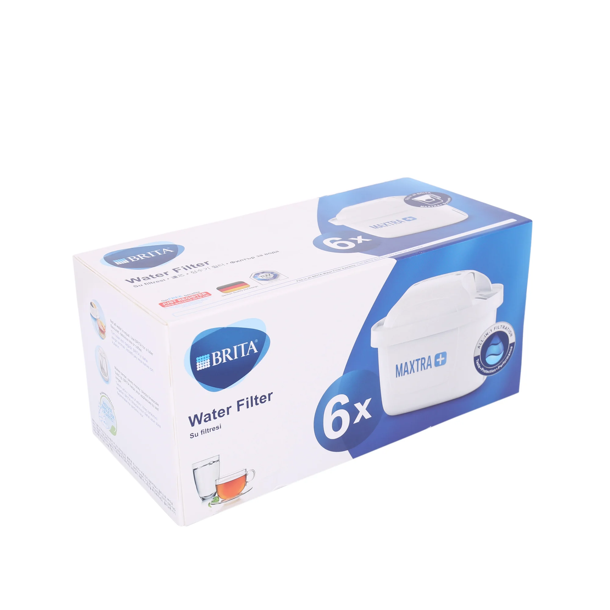 6 упаковок Сменный фильтр для воды BRITA MAXTRA + PLUS |