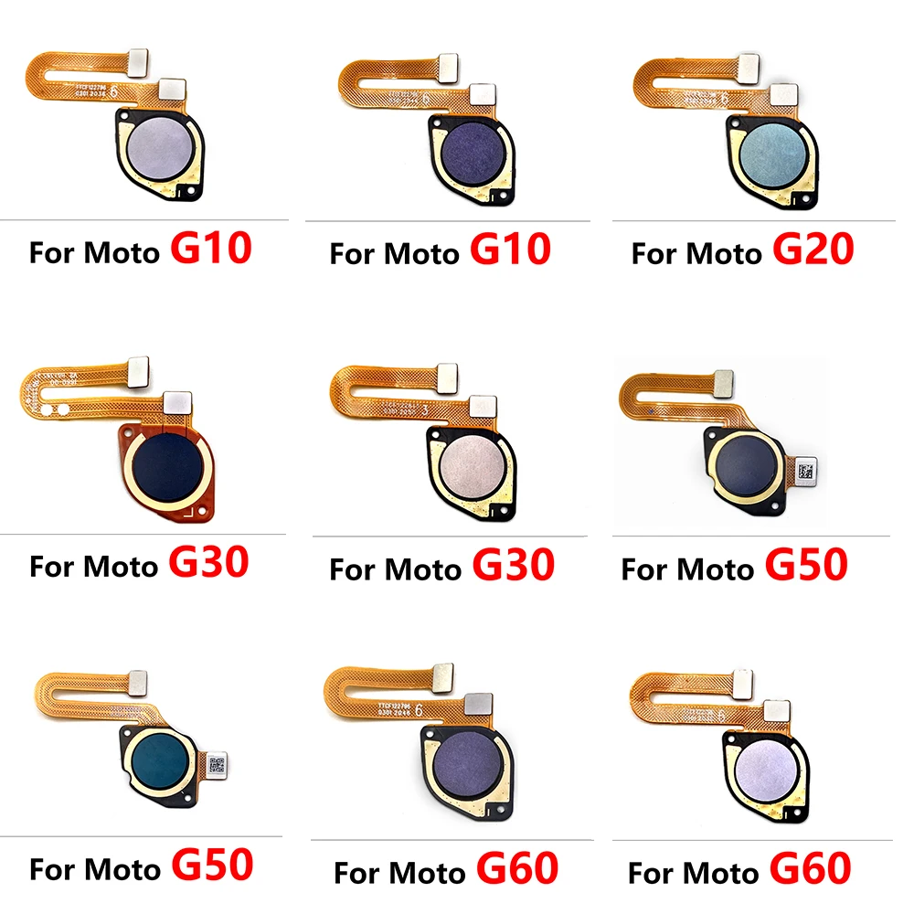

Original Fingerprint For Motorola Moto G10 G20 G30 G50 G60 G51 5G G71 ID Home Button Fingerprint Return Key Sensor Flex Cable